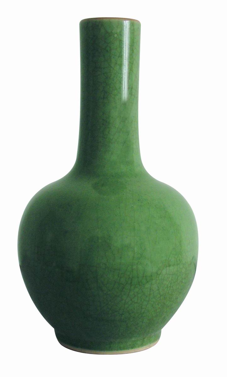 A-22  绿哥釉天球瓶
