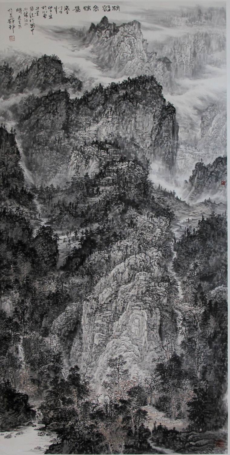 林壑高秋图